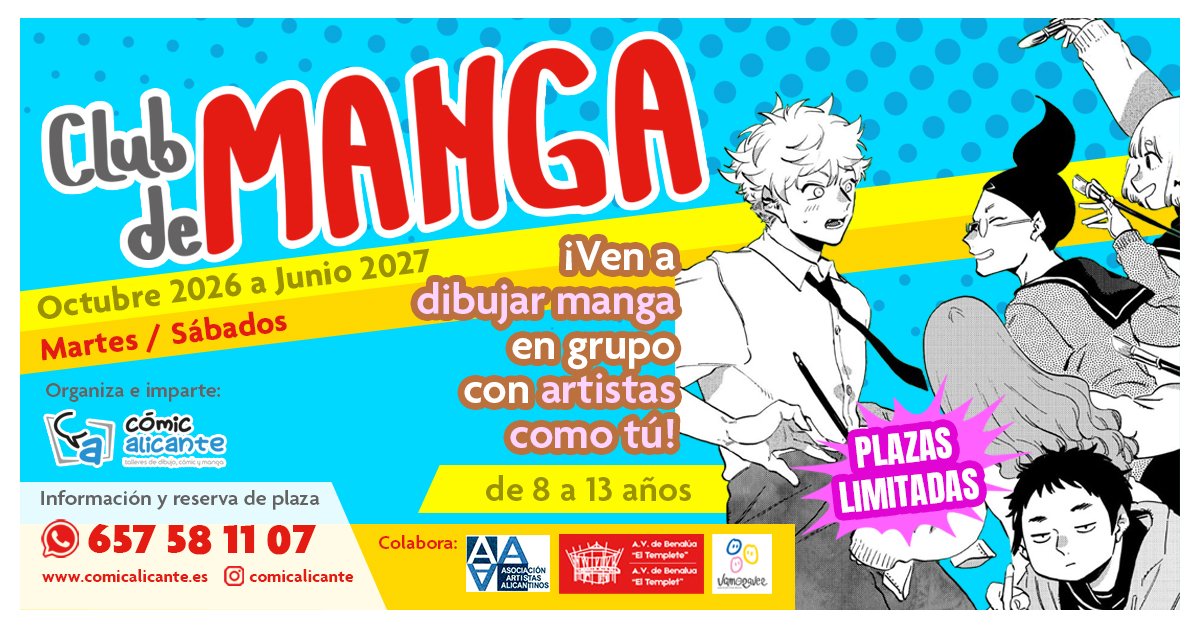 Clases particulares de cómic, manga y dibujo en Alicante - Cómic Alicante